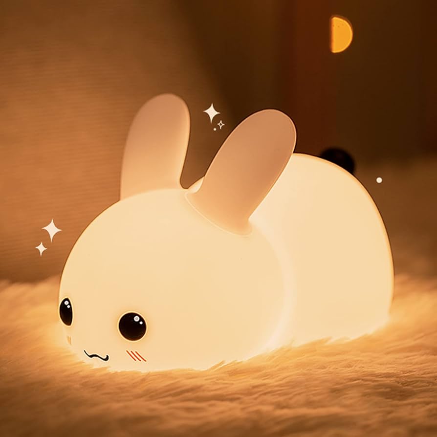 luces nocturnas Kawaii Bunny para niños