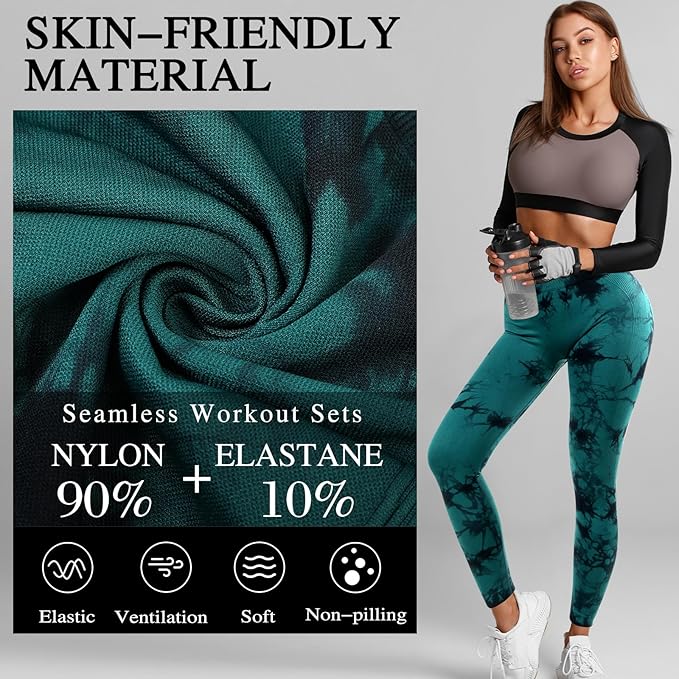 leggings de entrenamiento de cintura alta