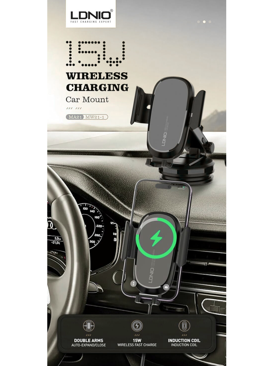 Cargador de telefono y soporte para carro