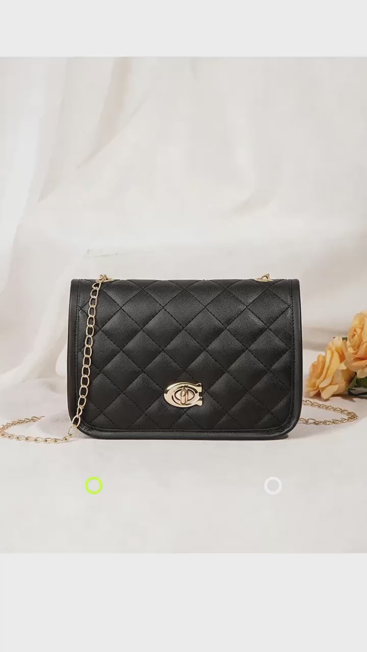 Bolso Crossbody Cadena Dorada -Mini Glam